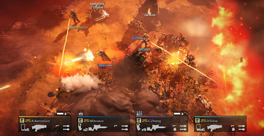 Helldivers in-game screenshot